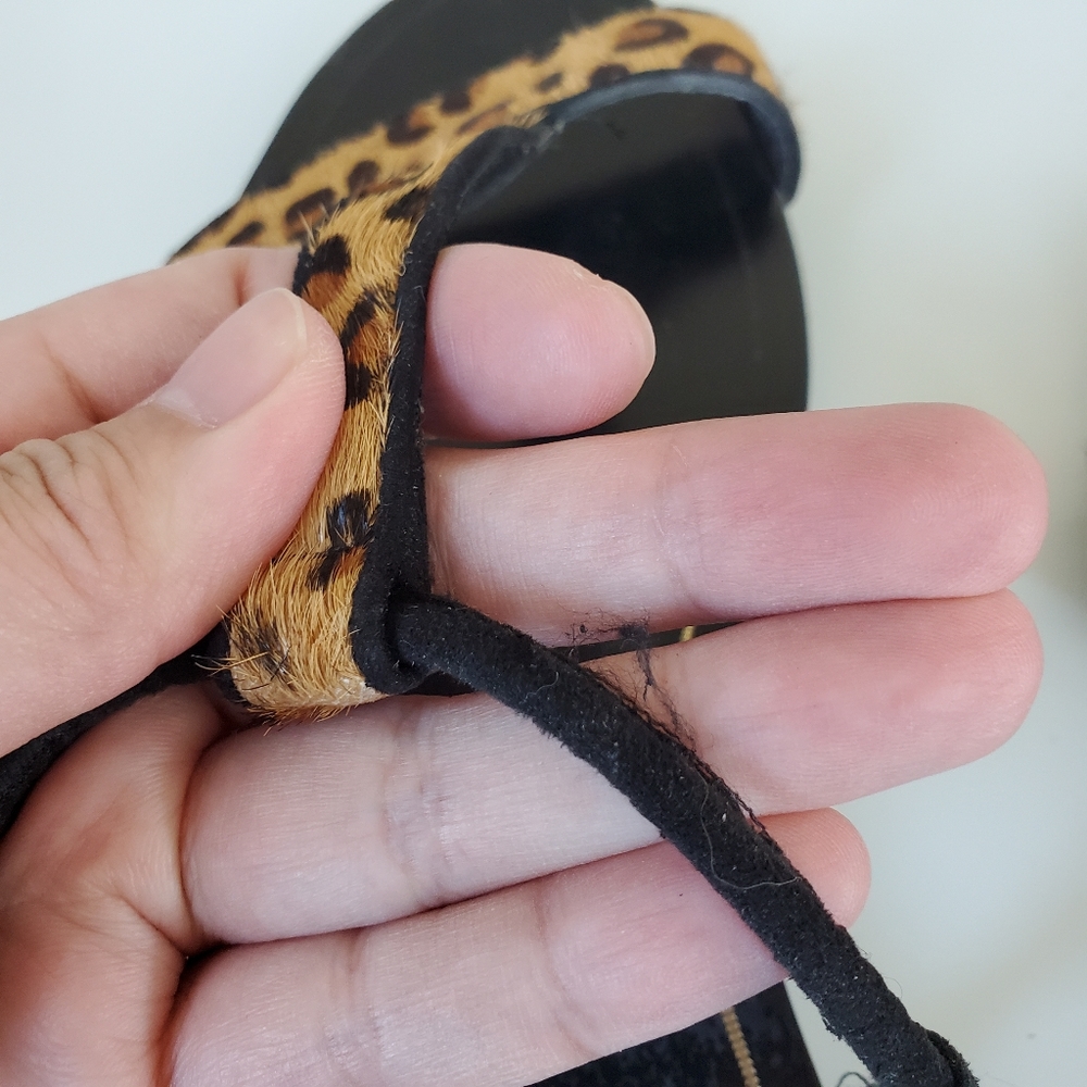 ZARA basic animal print sandals - Picture 9 of 12